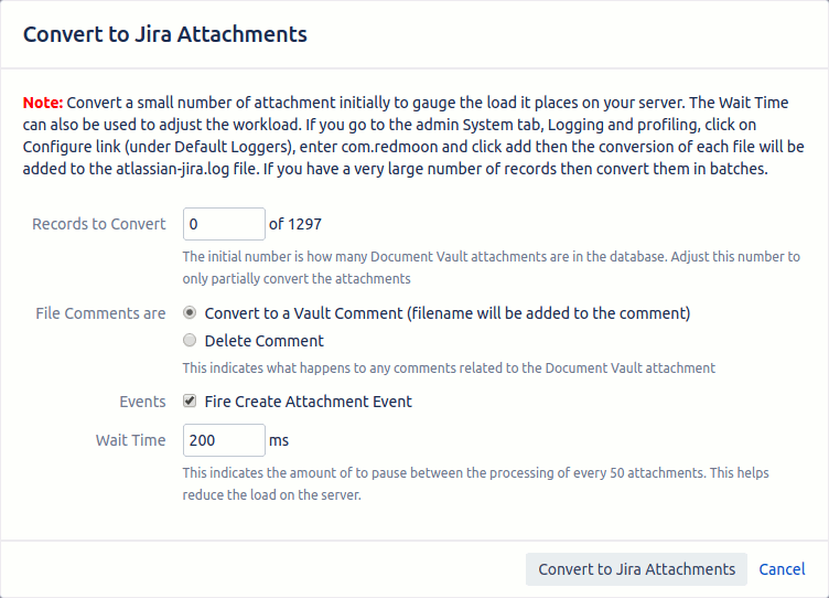Document Vault DC - Dv Admin Convert